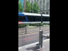 COMMENT SUBSCRIBE LIKE👍- SLUT BY TRAIN ON MAIN HOUSTON TEXAS
