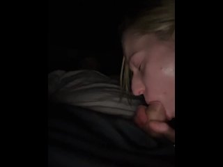 Sucking dick while he snores (he requested it)