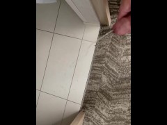 Cumming so hard on my hotel room floor