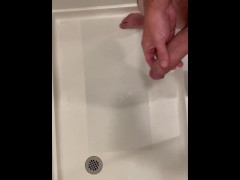 Cumming hard in hotel shower, pissing - Screenshot 15 of 16 - Hotel