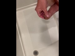 Cumming hard in hotel shower, pissing - Screenshot 4 of 16 - Pissing