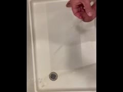 Cumming hard in hotel shower, pissing - Screenshot 9 of 16 - Pissing