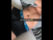 Preview 3 of Guy cheats on girlfriend for Double Penetration Snapchat Cuckold German