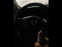 Caught cumming at the rest stop