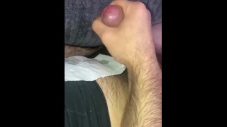 Stroking my dick