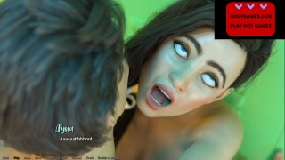 Hot fitte meid squirt op mijn lul (Verse vrouwen seizoen 1) gameplay seksvideo
