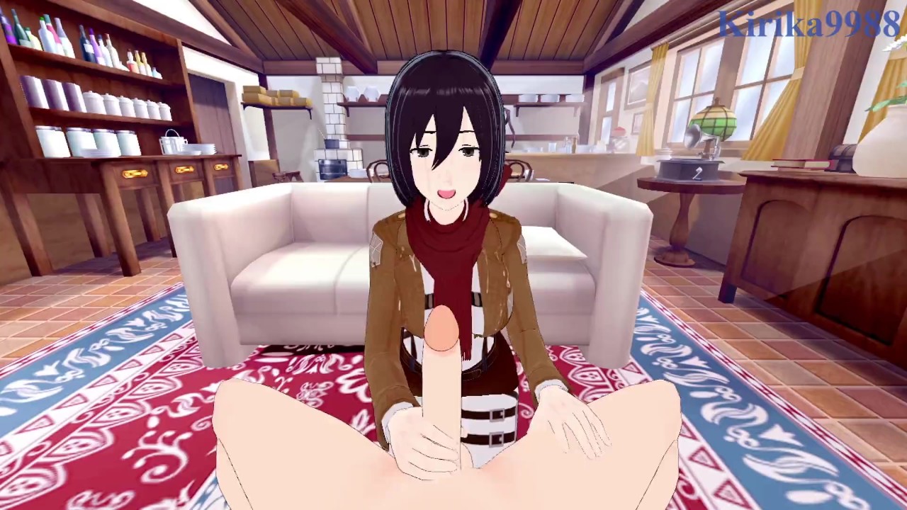 Mikasa Ackerman and I have intense sex in the...