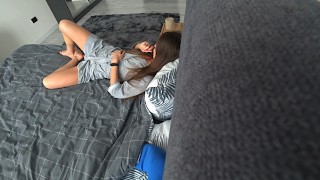 Real Home Sex With My Friend While I'm At Work Quiet Wife Cheating On Me