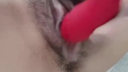 吸うやつ オナニー 接写 剛毛 バイブ バイブ音 吸引