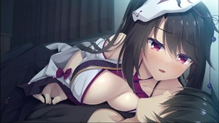 24 天使吵闹重新启动现场视频 Kaguya 按下她巨大的乳房并玩弄她的乳头 Yuzu 软色情游戏无尽游戏 Tenshi Souzou