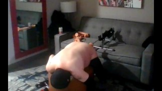 Clouding with  and having with a fuck machine and having some fun in bdsm hood.