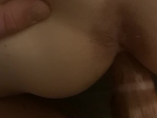 SEXY WIFE Takes HUGE 8” COCK from behind
