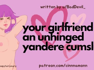 Your Girlfriend is an Unhinged Yandere Cumslut | ASMR Erotic Audio Roleplay | Deepthroat | Anal