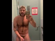 Preview 2 of Almost Caught Masturbating in Doctors Office Washroom