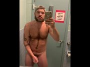 Preview 4 of Almost Caught Masturbating in Doctors Office Washroom
