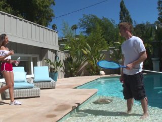 nina north, bill bailey, pool boy, teen