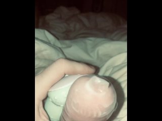 Male Moaning Cumshot Into Condom With Big Dick!!🍆🍆🍆