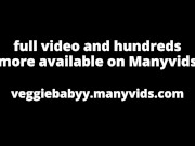 Preview 1 of futa giantess size comparison, worship, and masturbation - full video on Veggiebabyy Manyvids