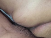 Preview 6 of He cums 2x...bbw hair pulling, lil ass licking & smacking whole lot jiggling