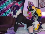 Preview 2 of Cheetah rumps femboy pussy