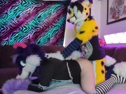 Preview 5 of Cheetah rumps femboy pussy