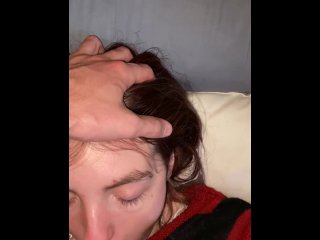 vertical video, milf, sloppy blowjob, blowjob