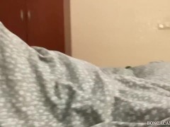 Ночевка с мачехой закончилась слюнявым отсосом (with subs) 2/16