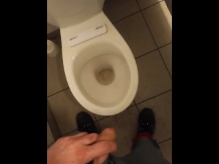 vertical video, solo male, romantic, pissing
