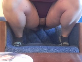 Final chair piss of the day and damage done