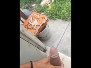 pissing, vertical video, handjob, big dick, masturbation