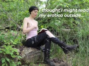 Preview 3 of Tomboy Masturbates in the Bushes