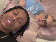 Preview 4 of pawg gets her fat ass clapped by her roommate lil d