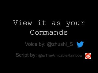 [F4M JOI] View it as your Commands