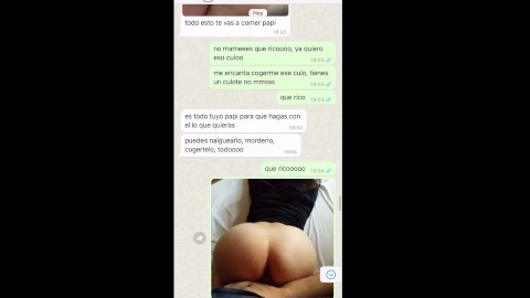 Novia de mi Amigo Whatsapp Parte 3 me la Cogi Sin Condon