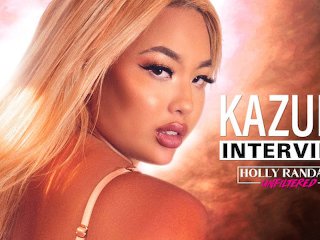 kazumi, holly randall, interview, celebrity