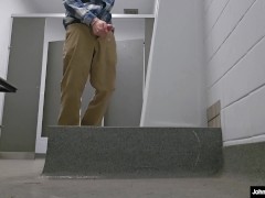 4k johnholmesjunior Caught shooting massive cum load in public vancouver sports complex SLOW MOTION