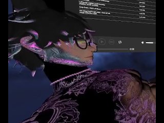 shaking orgasm, vrchat erp, anime, behind the scenes