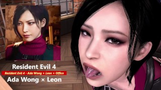Resident Evil 4 - Ada Wong × Leon × Escritório - Versão Lite
