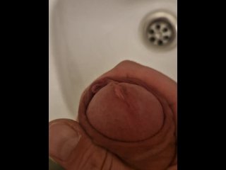 Cumming in the sink