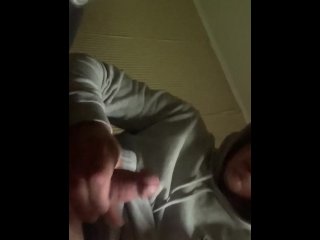 vertical video, peg leg mike, masturbation, big dick