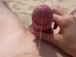 verified amateurs, handjob, nude beach, try not to cum