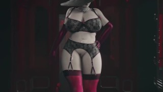 Lady Dimitrescus Slut Walk (versão de lingerie)