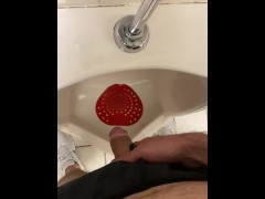 High naughty pissing in ever restroom in rich country club shy messy desperate
