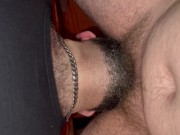 Preview 6 of Montreal Deepthroater getting facefucked upside down by a verbal dom throatfucker