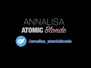 Preview 5 of 🍑 MY HOT GIFT... with Annalisa Atomic Blonde and Francis X - Full video on my OF 🤍💙