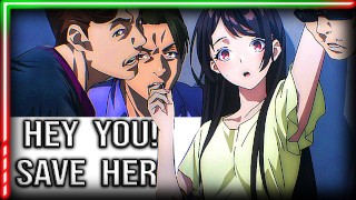 Ik heb een cheat skill zodat ik elke studente kan redden en neuken! | Kaori Hentai x R34 Anime Porno JOI SEX