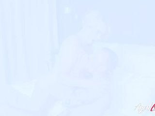 AGEDLOVE Blonde Mature Cock Suck And Hardcore Fuck screenshot number 1