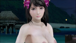 Dead or Alive Xtreme Venus Férias Tsukushi Sweety Outfit Nude Mod Fanserv apreciação