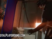 Preview 3 of DigitalPlayground - Hot Georgie Lyall Is Supposed To Rest, But Rest For Her Means Fucking Big Dick