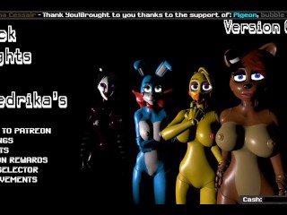 FUCK NIGHTS at Fredrika's [FNAF HENTAI Game] Ep.1 БДСМ женское доминирование с дрочкой